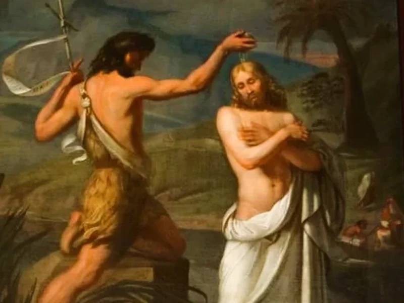 1781-Jean-Louis-César Lair - Battesimo di Cristo Giovanni, 1809 - Chiesa di Saint-Etienne a Janville, Eure-et-Loir